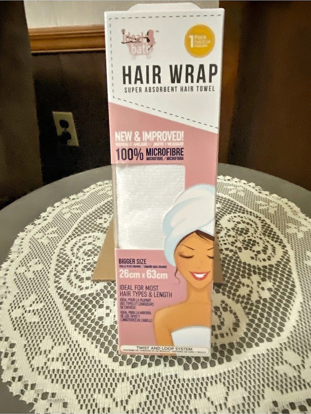 Ideal Twist Turban Microfiber Hair Wrap NWT